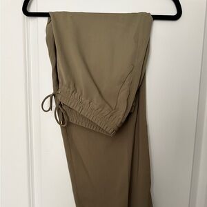 Michael Kors Olive Green Ankle Tie Joggers